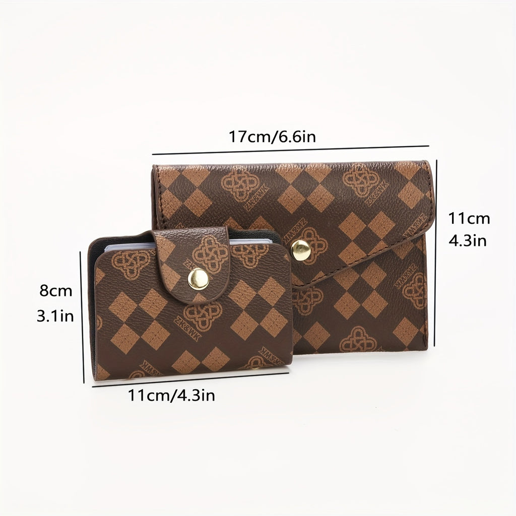 Three-Piece Set of Wo 'S Printed Handbags, Stylish And Trendy Handbags, And Handbags.