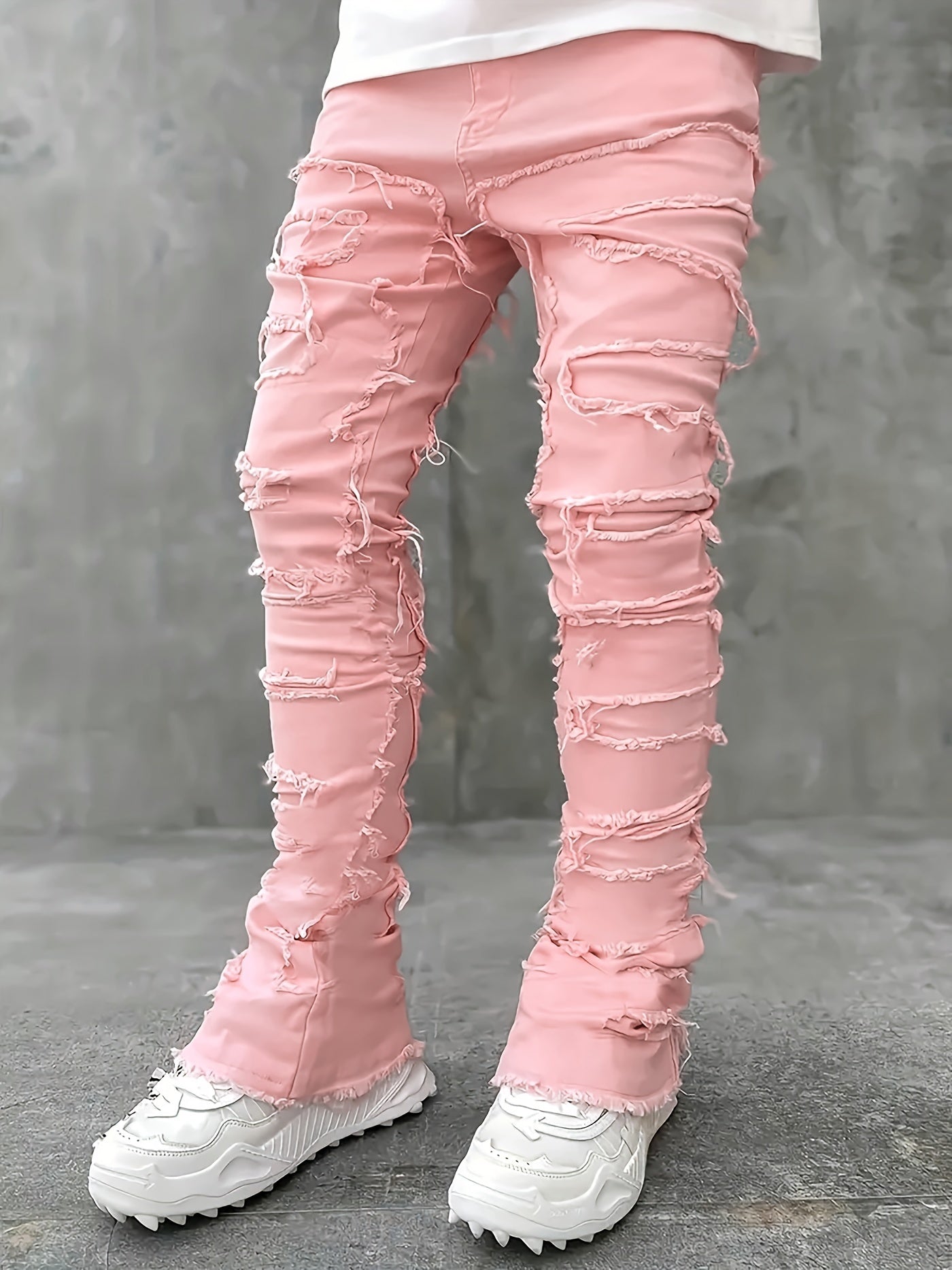 Trendy New Arrival: High Street Hip-Hop Creative Jeans for Fashion-Forward You