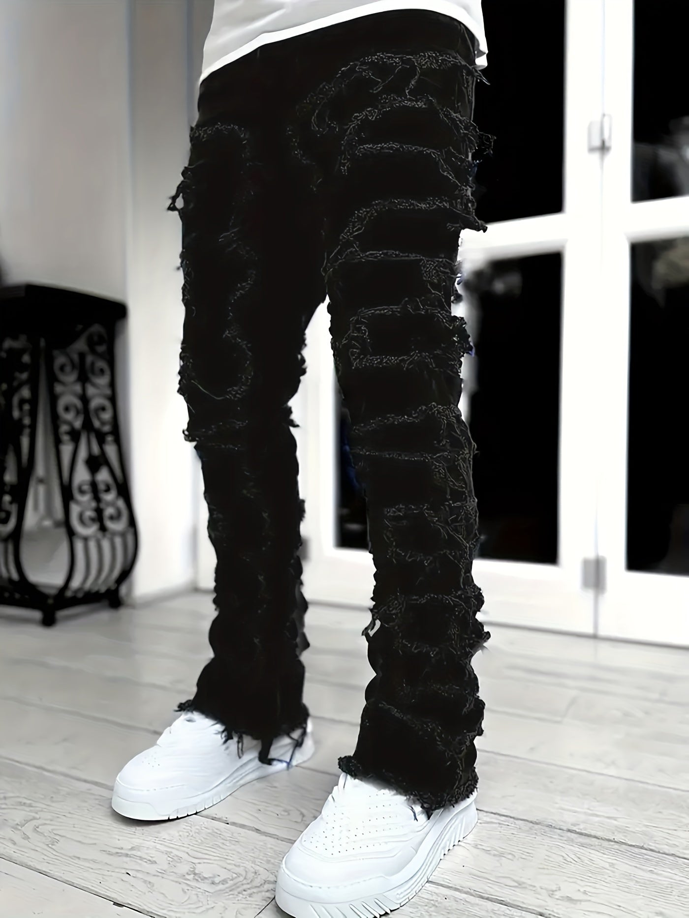 Trendy New Arrival: High Street Hip-Hop Creative Jeans for Fashion-Forward You