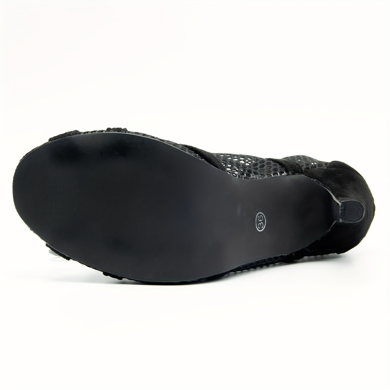 Women's Breathable Mesh Stiletto Heels, Fashion Open Toe Dress Pumps, Stylish Lace Up Heels